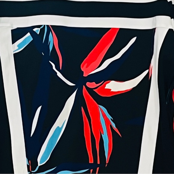 Tail Activewear Jacket Golf Tennis Black Red Tropical Full Zip Pockets - Picture 5 of 12